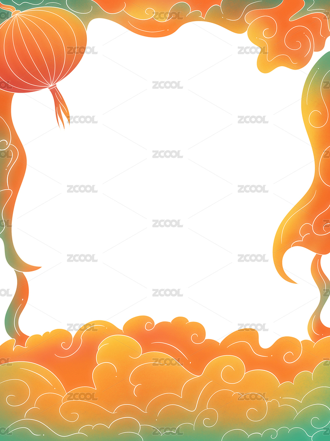 国风边框元素插画（主预览-3593577） - 未分类 - 站酷设计师瑟琳娜Selina原创素材 - 站酷ZCOOL