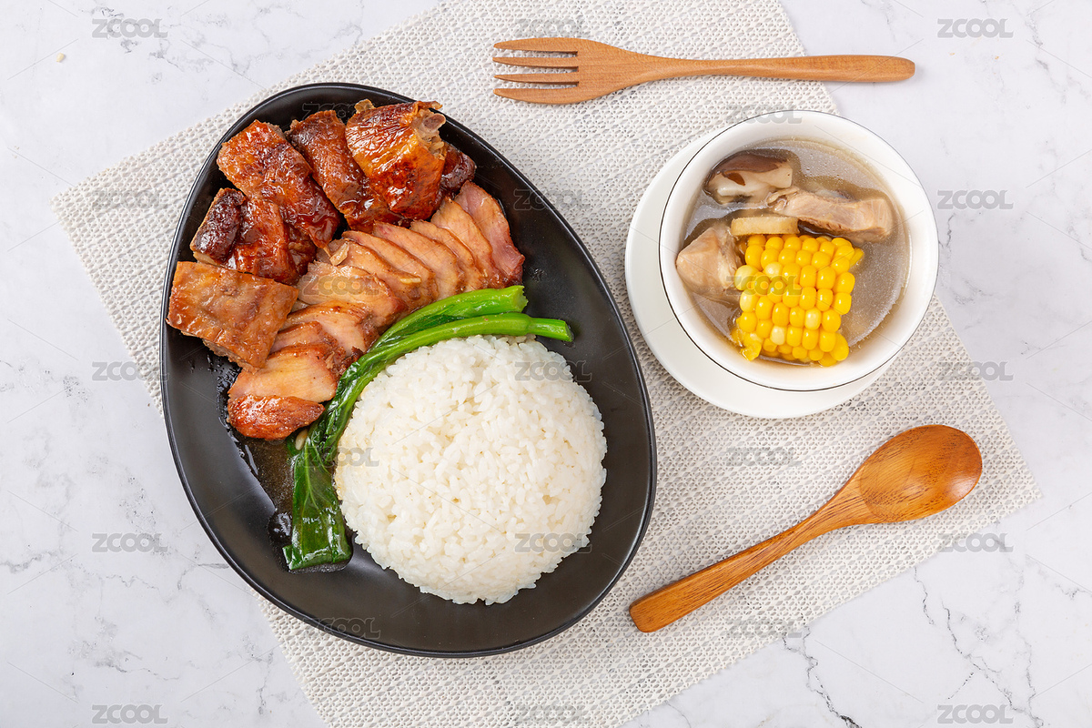 裝盤(pán)的深圳美食雙拼飯（主預(yù)覽-8428566） - 未分類 - 站酷設(shè)計(jì)師lilyhello原創(chuàng)素材 - 站酷ZCOOL