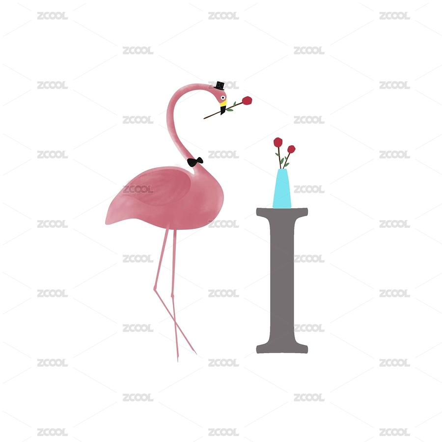 火烈鳥（主預(yù)覽-1495137） - 未分類 - 站酷設(shè)計師隅燭cornerlight原創(chuàng)素材 - 站酷ZCOOL