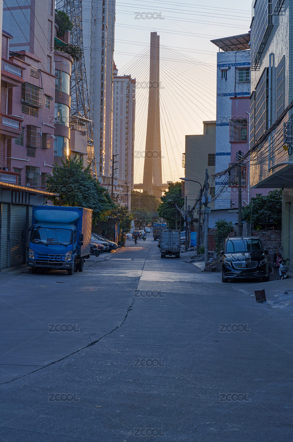 廣州番禺東沙橋與南浦城中村街區(qū)街道景觀（主預覽-4473933） - 未分類 - 站酷設(shè)計師HQC的視界觀原創(chuàng)素材 - 站酷ZCOOL