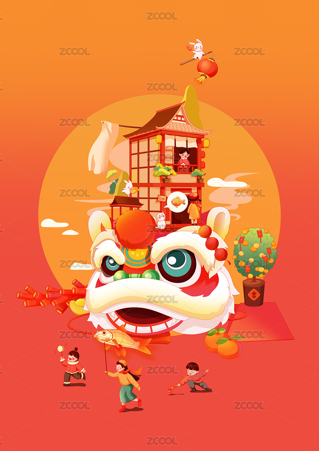 新年插畫（主預(yù)覽-4024292） - 未分類 - 站酷設(shè)計師米修missyou原創(chuàng)素材 - 站酷ZCOOL