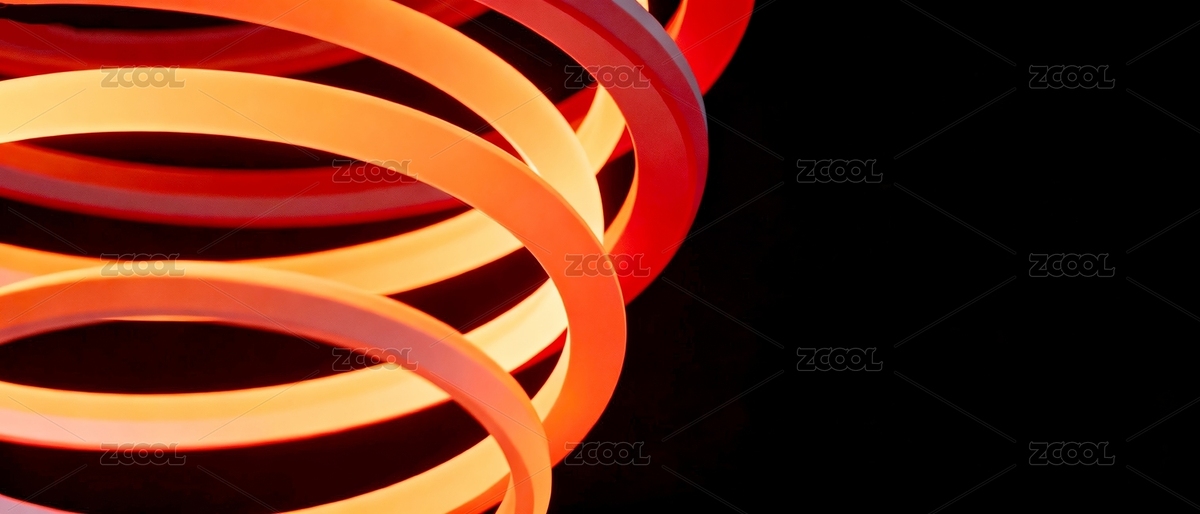 加热线圈渐变工业科技场景（主预览-12136056） - 未分类 - 站酷设计师橘猫视觉原创素材 - 站酷ZCOOL
