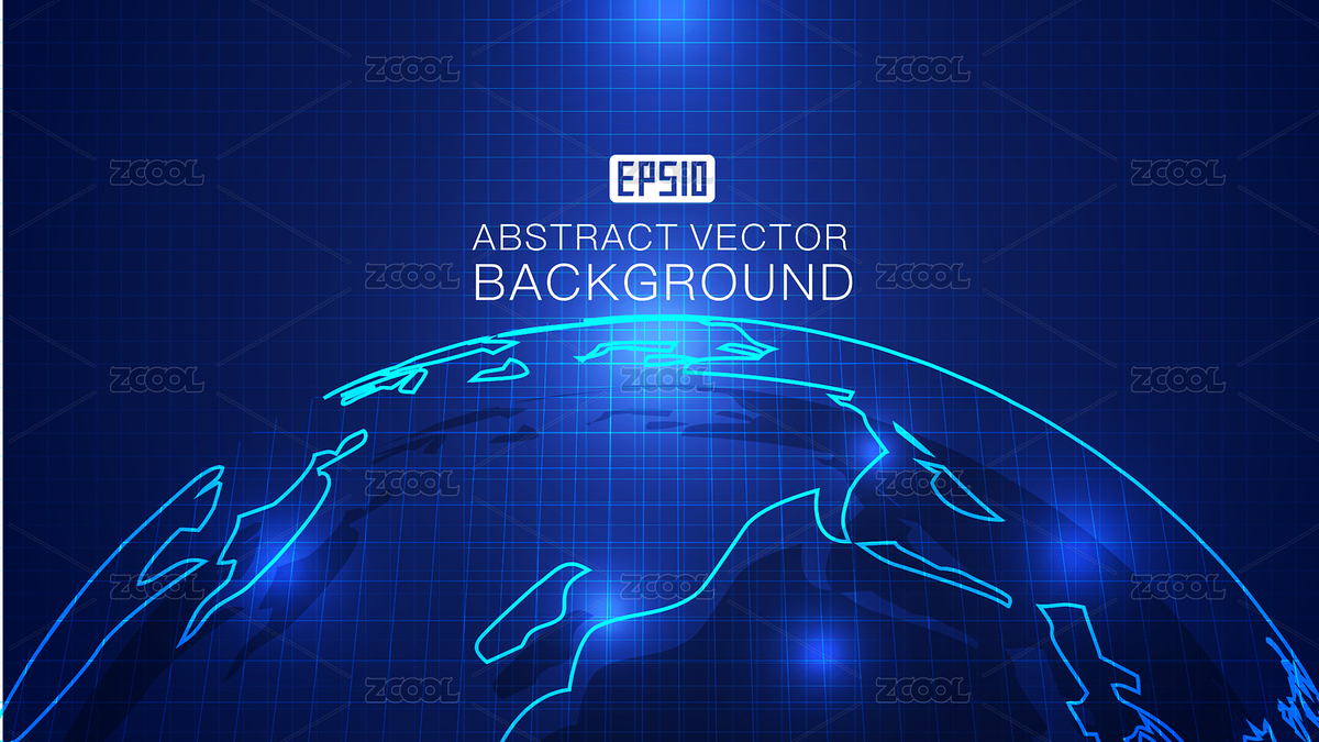 深藍(lán)色科技地球，全球化、國(guó)際化、科學(xué)技術(shù)概念抽象背景（主預(yù)覽-6410007） - 未分類 - 站酷設(shè)計(jì)師hqrloveq原創(chuàng)素材 - 站酷ZCOOL