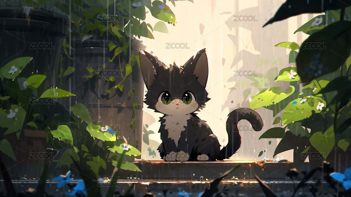 臺(tái)階上的貓咪（主預(yù)覽-6542457） - 未分類 - 站酷設(shè)計(jì)師梅路艾姆原創(chuàng)素材 - 站酷ZCOOL