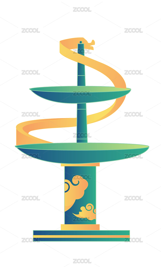 成都標(biāo)志性旅游城市天府廣場(chǎng)打卡點(diǎn)矢量插畫（主預(yù)覽-6956108） - 未分類 - 站酷設(shè)計(jì)師果粒Life原創(chuàng)素材 - 站酷ZCOOL