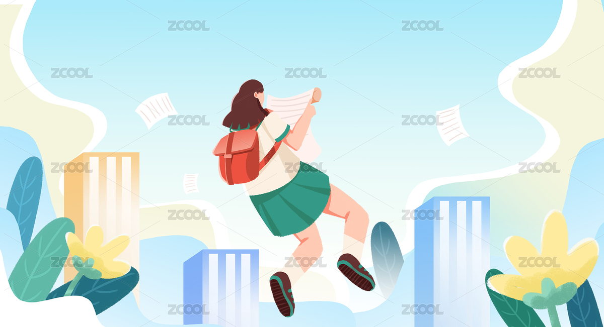 卡通手繪讀書補(bǔ)習(xí)教育世界讀書日插畫（主預(yù)覽-7861983） - 未分類 - 站酷設(shè)計(jì)師華仔DAOHUA原創(chuàng)素材 - 站酷ZCOOL