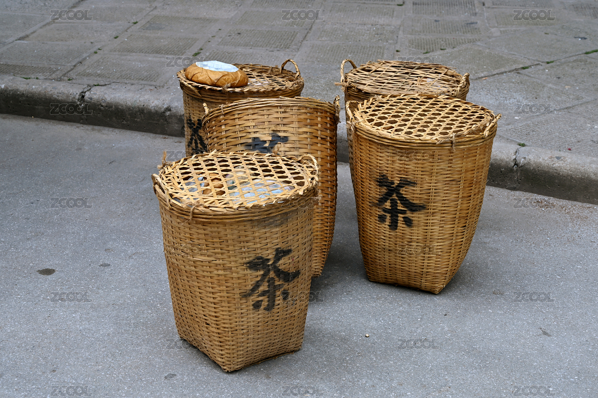 中國民間生活老物件-茶葉店的竹簍子（主預(yù)覽-6528209） - 未分類 - 站酷設(shè)計師字游哉原創(chuàng)素材 - 站酷ZCOOL