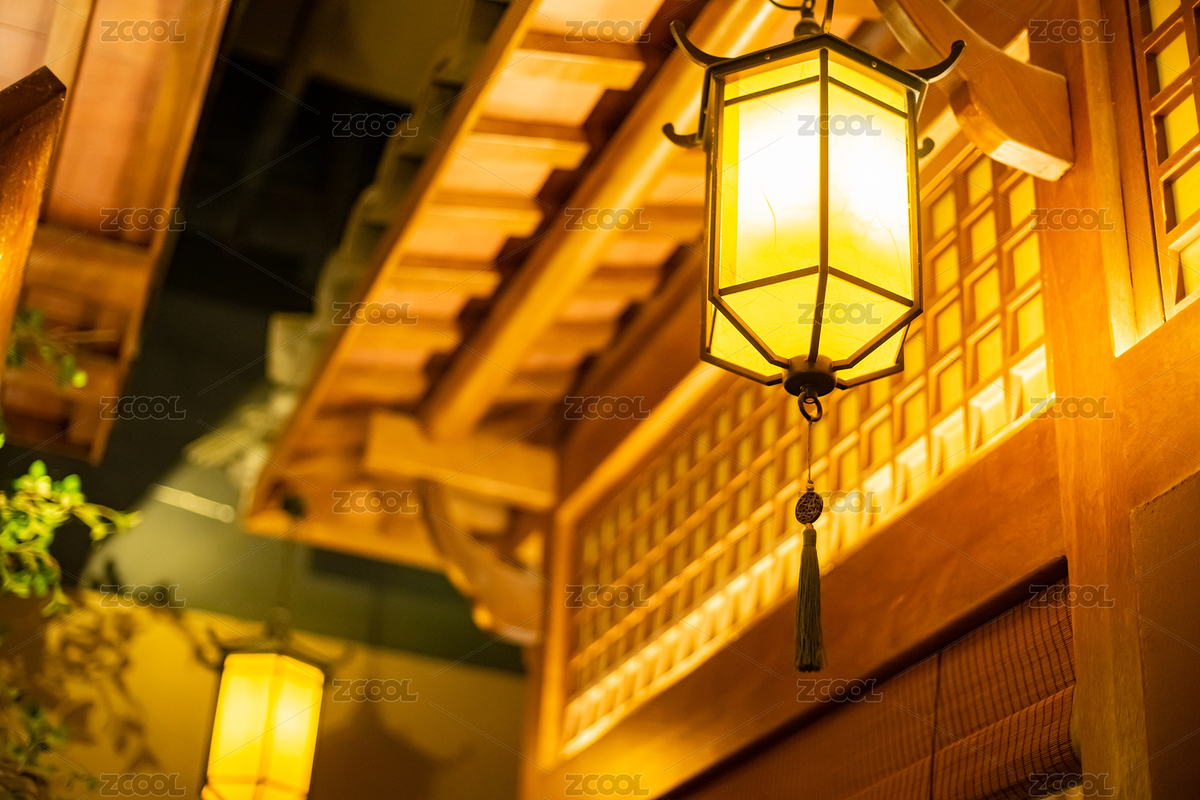 檐下面懸掛的六邊形中國燈籠特寫（主預覽-12231180） - 未分類 - 站酷設計師不識跳蚤原創(chuàng)素材 - 站酷ZCOOL