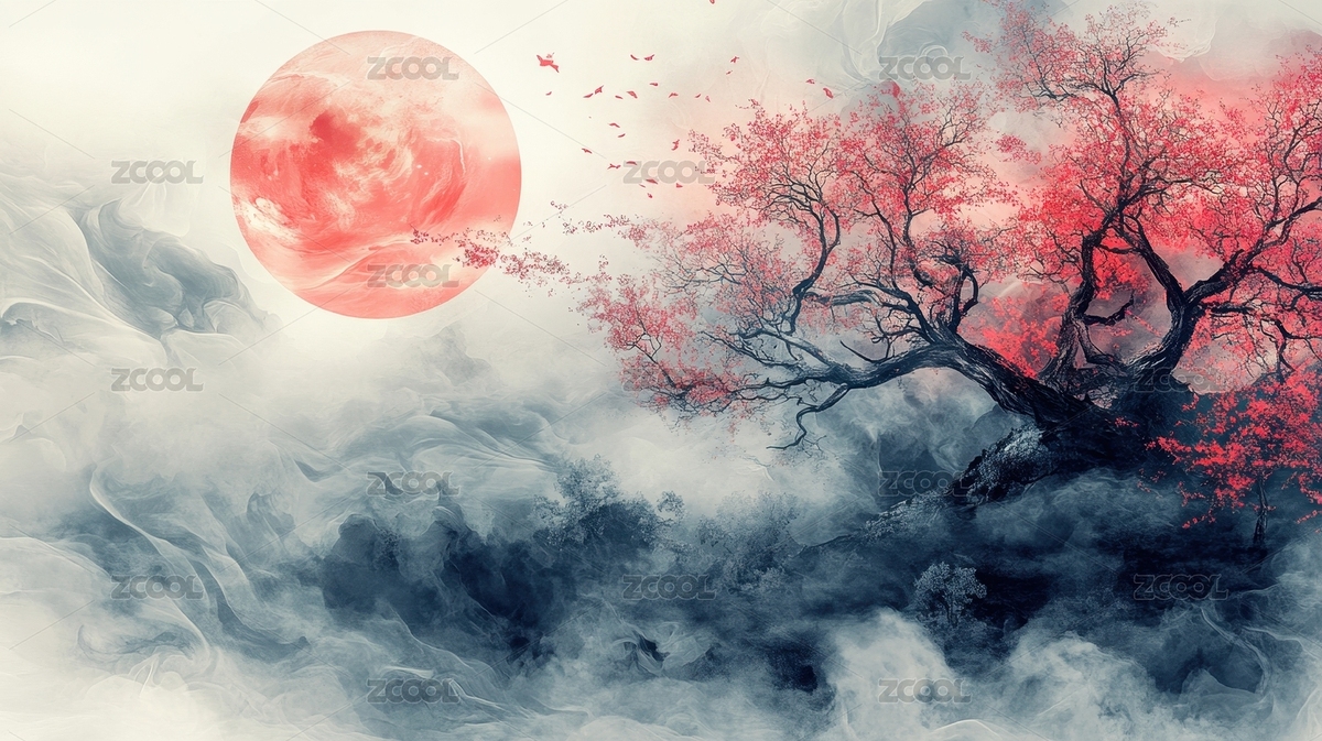 中元节鬼节七月十四中国传统节日数字艺术插（主预览-5996351） - 未分类 - 站酷设计师lhj6688原创素材 - 站酷ZCOOL