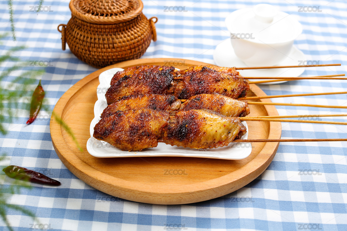 宵夜烤串美食奧爾良烤翅（主預(yù)覽-6985404） - 未分類 - 站酷設(shè)計師曇華碎影原創(chuàng)素材 - 站酷ZCOOL
