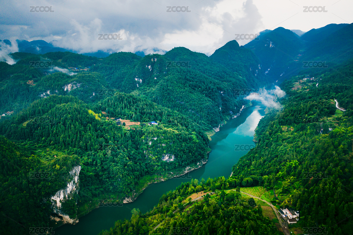 恩施土家族苗族自治州高山古村落自然風光（主預覽-5288063） - 未分類 - 站酷設計師陳小羊Timeline原創(chuàng)素材 - 站酷ZCOOL
