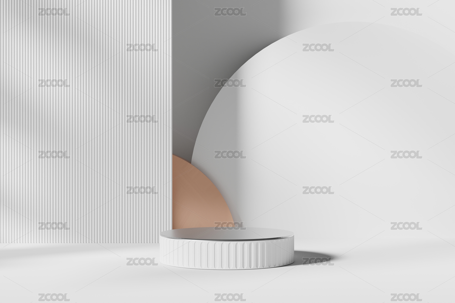 3D简约产品展示空间背景