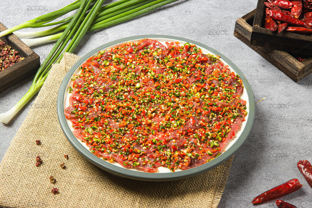 火锅配菜双椒牛肉（主预览-7148255） - 未分类 - 站酷设计师梦林小丑原创素材 - 站酷ZCOOL