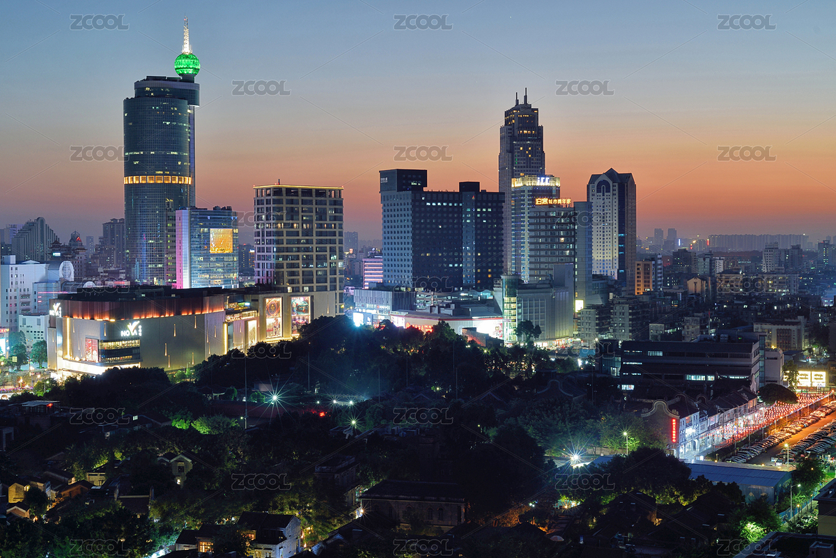 佛山祖廟商圈嶺南天地城市風(fēng)光夜景（主預(yù)覽-8382037） - 未分類 - 站酷設(shè)計師lokya原創(chuàng)素材 - 站酷ZCOOL