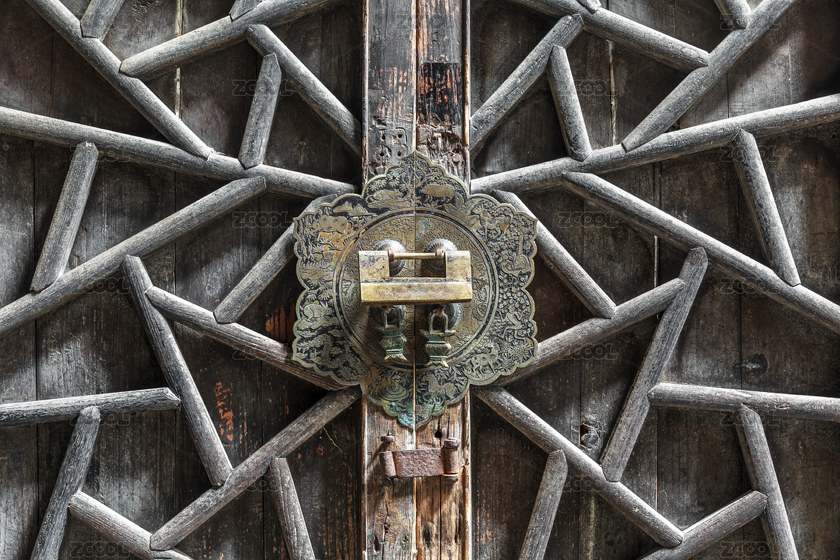 皖南民居木門(mén)門(mén)鎖，中國(guó)安徽省黟縣西遞村（主預(yù)覽-1984791） - 未分類 - 站酷設(shè)計(jì)師秋影隨風(fēng)原創(chuàng)素材 - 站酷ZCOOL