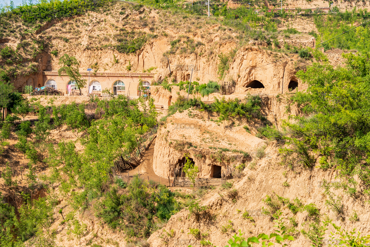 山西呂梁石樓縣黃河邊上的原始窯洞村莊（主預(yù)覽-3423834） - 未分類 - 站酷設(shè)計師楓葉s2018原創(chuàng)素材 - 站酷ZCOOL