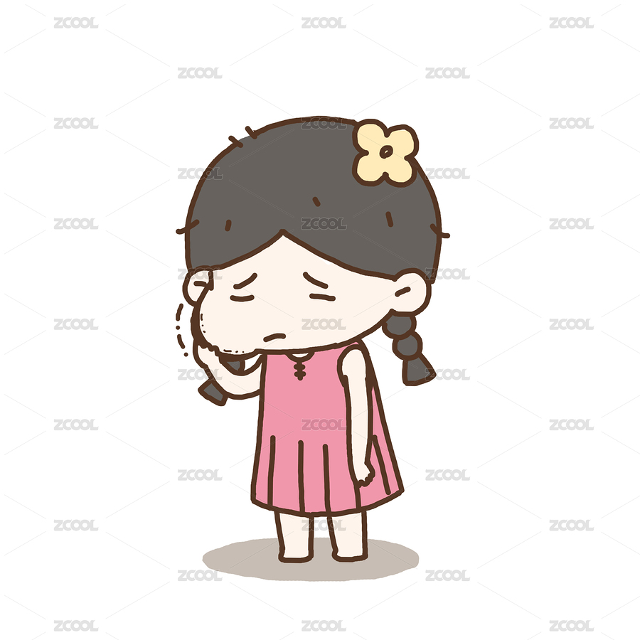 得了流行性腮腺炎臉部腫大的小孩子（主預(yù)覽-6444078） - 未分類 - 站酷設(shè)計(jì)師白灼小烏賊原創(chuàng)素材 - 站酷ZCOOL