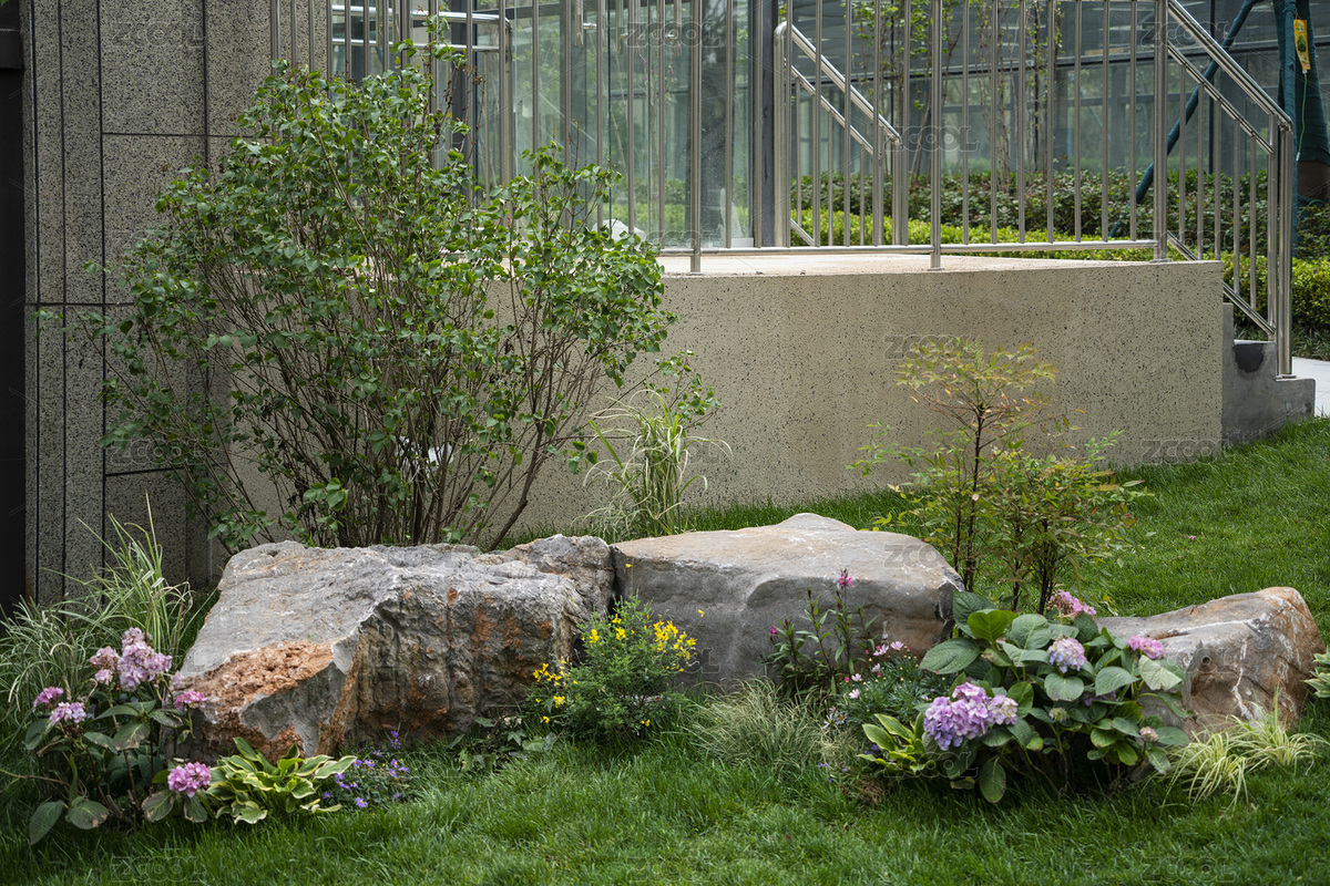 美麗的高端小區(qū)樓盤室外園林景觀（主預(yù)覽-8459237） - 未分類 - 站酷設(shè)計(jì)師Double515原創(chuàng)素材 - 站酷ZCOOL