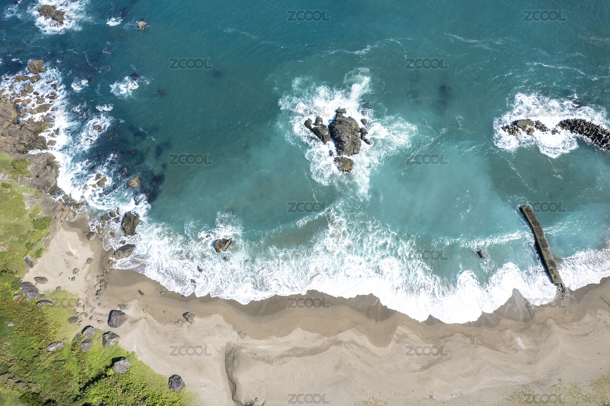 日本青森县八户种差海岸的航拍风光（主预览-12616408） - 未分类 - 站酷设计师摄影师北川原创素材 - 站酷ZCOOL