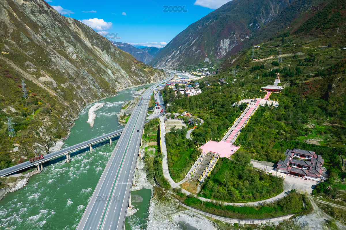 中国四川阿坝州岷江G213国道大禹祭坛（主预览-5780167） - 未分类 - 站酷设计师陈小羊Timeline原创素材 - 站酷ZCOOL