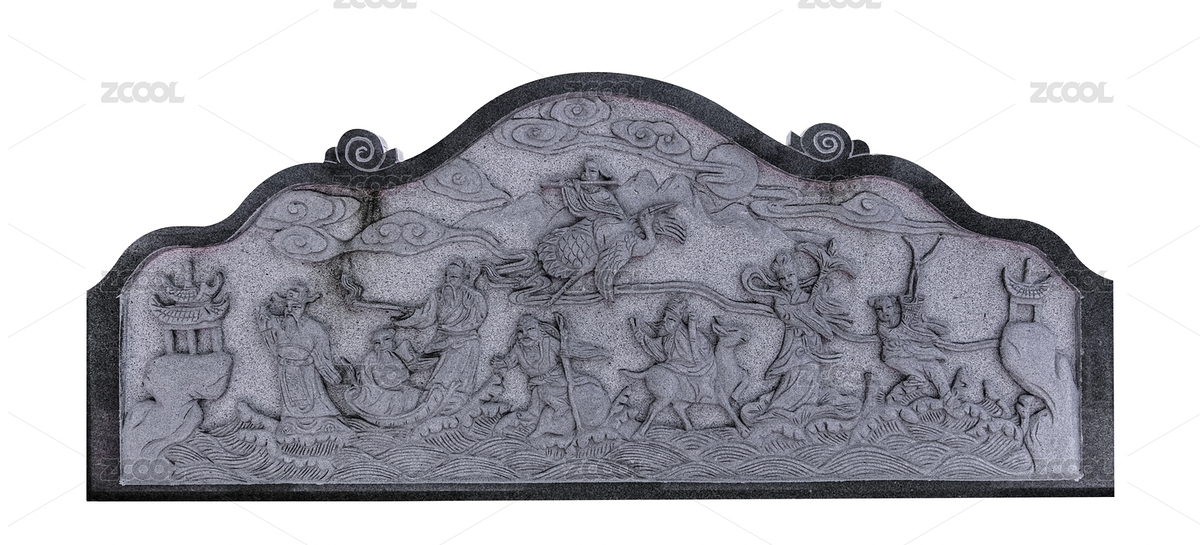 中華民間八仙過海人像浮雕裝飾物建筑（主預(yù)覽-8714929） - 未分類 - 站酷設(shè)計師贊贊尼原創(chuàng)素材 - 站酷ZCOOL