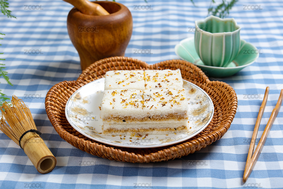 傳統(tǒng)糕點小吃桂花糕（主預(yù)覽-8891601） - 未分類 - 站酷設(shè)計師曇華碎影原創(chuàng)素材 - 站酷ZCOOL