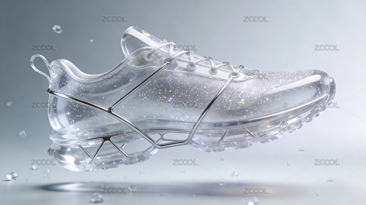 透明質(zhì)感懸浮科技跑鞋閃粉裝飾（主預(yù)覽-12853760） - 未分類 - 站酷設(shè)計(jì)師hqrloveq原創(chuàng)素材 - 站酷ZCOOL