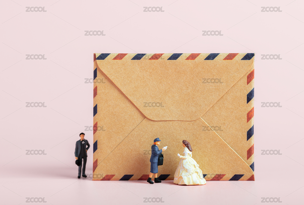 信封情書郵遞員送信（主預(yù)覽-8152121） - 未分類 - 站酷設(shè)計師黑白湊原創(chuàng)素材 - 站酷ZCOOL
