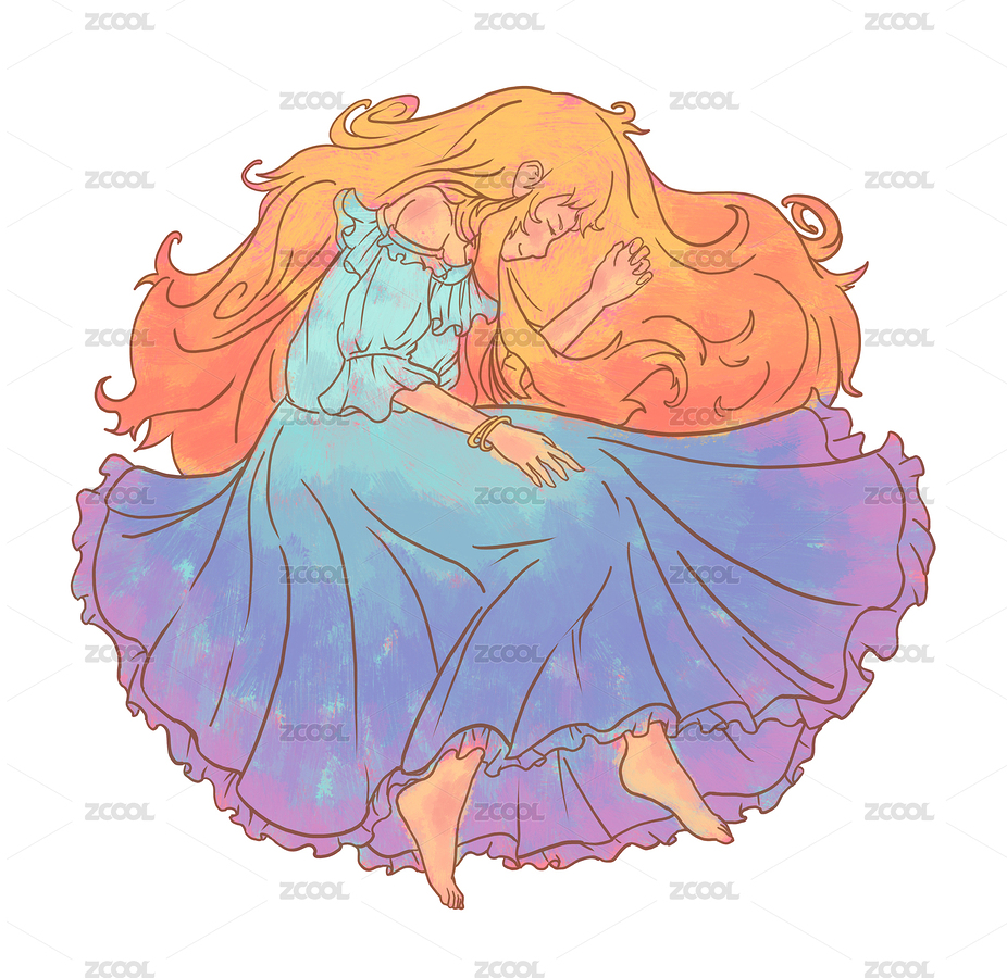 彩裙女神素材（主预览-9077069） - 未分类 - 站酷设计师超凡于然原创素材 - 站酷ZCOOL