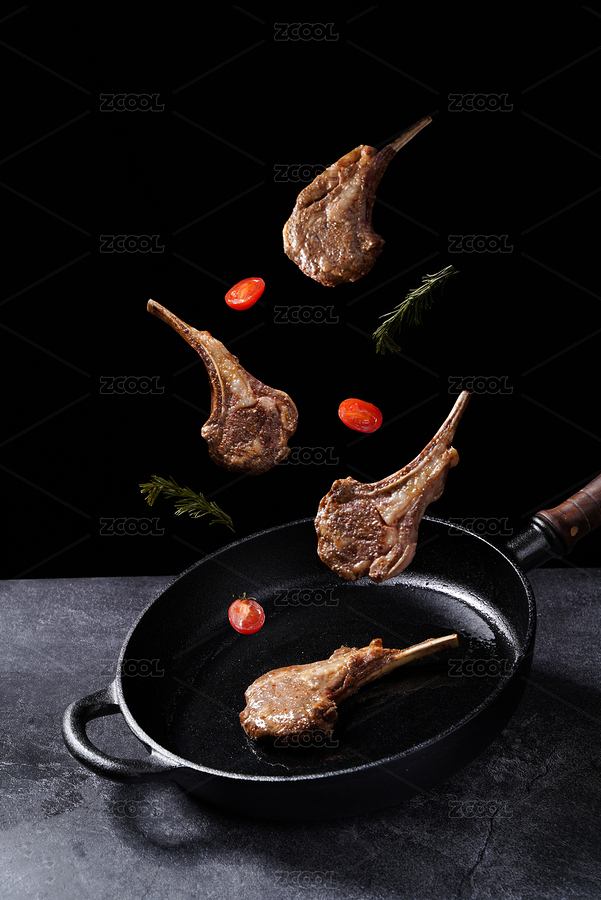 飛舞的法式羊排（主預(yù)覽-4355682） - 未分類 - 站酷設(shè)計師浩成視覺原創(chuàng)素材 - 站酷ZCOOL