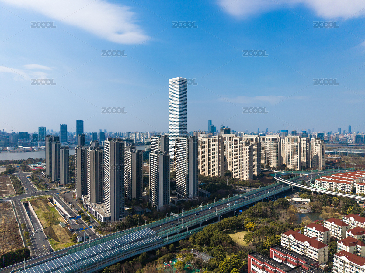 航拍上海市浦东新区世博后滩耀华国际社区（主预览-9446947） - 未分类 - 站酷设计师snowman原创素材 - 站酷ZCOOL