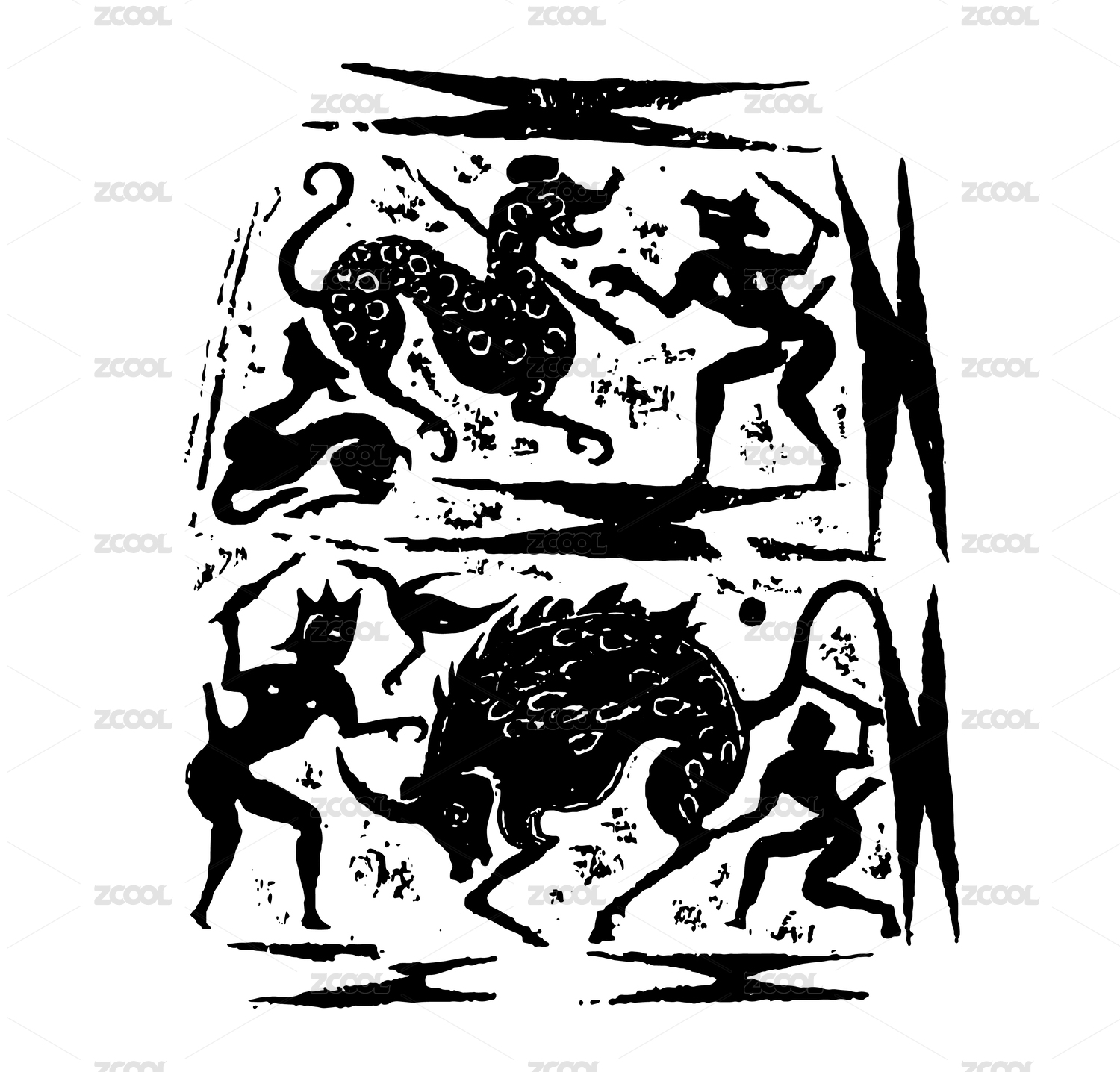 中国古代青铜纹饰图案