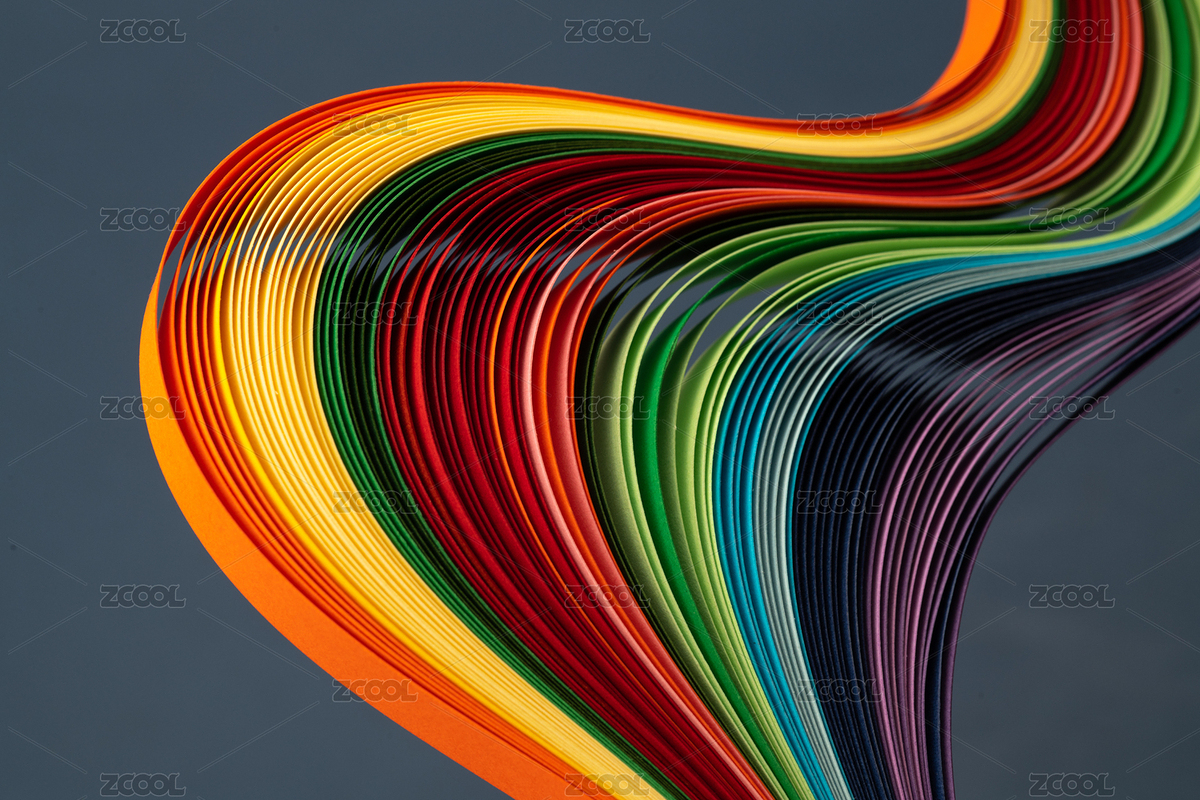 多彩的纸张扭曲折叠呈现彩虹样式（主预览-5221303） - 未分类 - 站酷设计师陈绽原创素材 - 站酷ZCOOL
