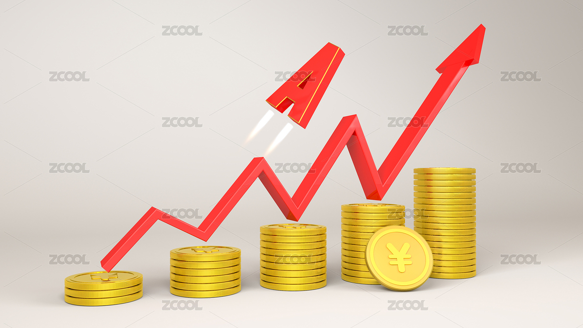 A股上升股票上漲趨勢(shì)（主預(yù)覽-3700818） - 未分類 - 站酷設(shè)計(jì)師NANAYI原創(chuàng)素材 - 站酷ZCOOL