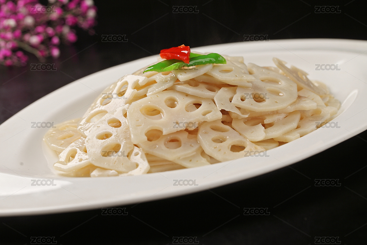 醋溜鮮藕片（主預(yù)覽-6448986） - 未分類 - 站酷設(shè)計師醉美中國菜原創(chuàng)素材 - 站酷ZCOOL