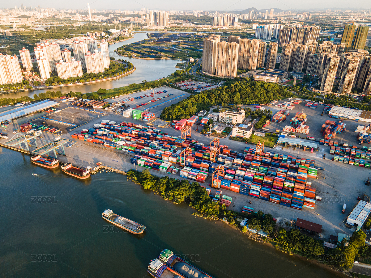 佛山南海國(guó)際貨運(yùn)碼頭貨物集裝箱航拍（主預(yù)覽-3977841） - 未分類 - 站酷設(shè)計(jì)師AdolescentChat原創(chuàng)素材 - 站酷ZCOOL