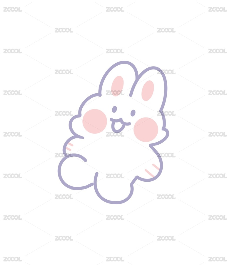 悠閑的兔兔（主預覽-8092157） - 未分類 - 站酷設計師插畫師耶子原創(chuàng)素材 - 站酷ZCOOL