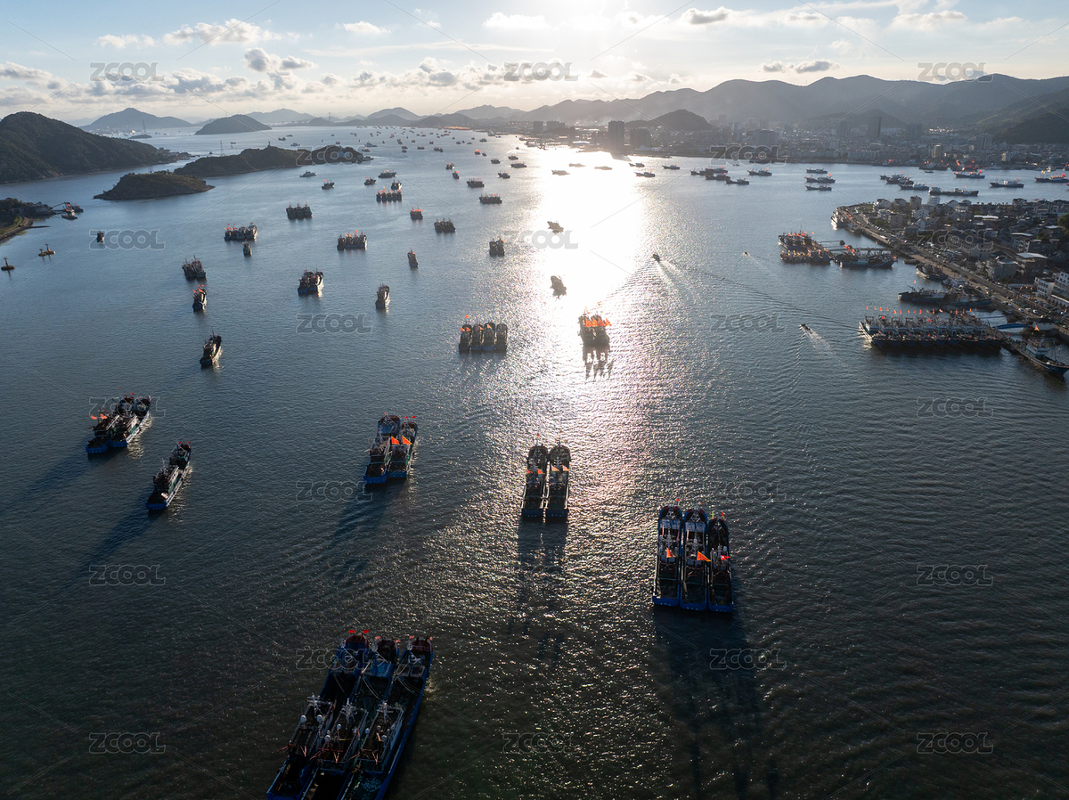 寧波石浦港航拍，停泊在港灣里的漁船（主預(yù)覽-11556213） - 未分類 - 站酷設(shè)計(jì)師壹棵樹原創(chuàng)素材 - 站酷ZCOOL