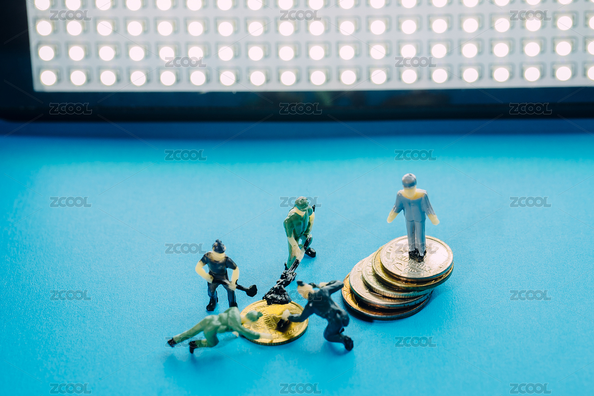 微拍钱币和小人（主预览-8356635） - 未分类 - 站酷设计师跨界摄影叔原创素材 - 站酷ZCOOL