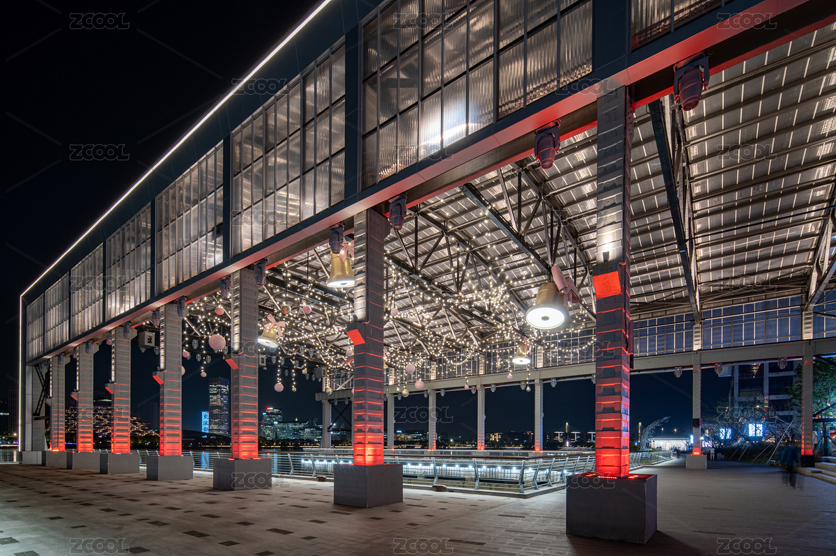 上海徐匯西岸夢中心老船塢夜景（主預(yù)覽-12424775） - 未分類 - 站酷設(shè)計師刀劍knight原創(chuàng)素材 - 站酷ZCOOL