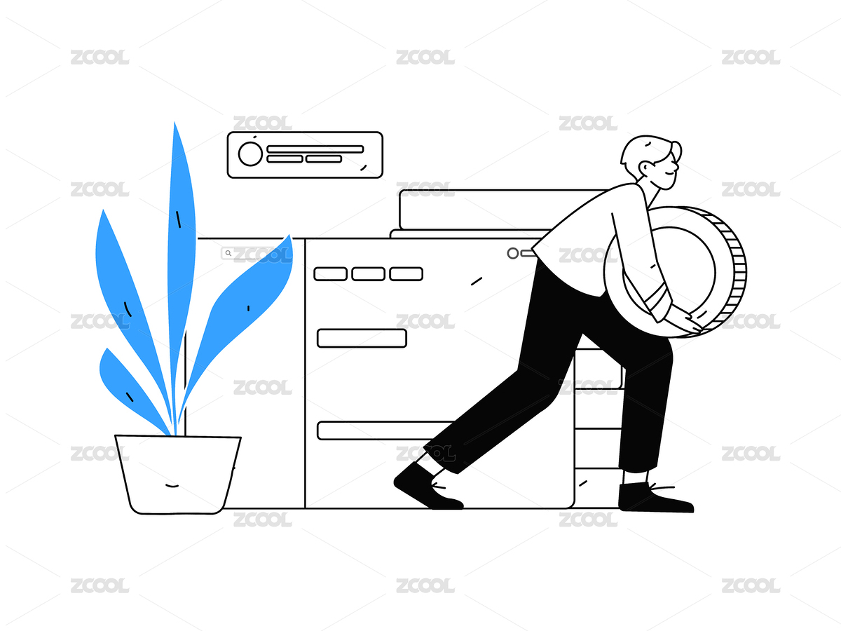 互聯(lián)網(wǎng)金融理財投資扁平矢量概念運營手繪插（主預(yù)覽-6007854） - 未分類 - 站酷設(shè)計師王踢踢原創(chuàng)素材 - 站酷ZCOOL