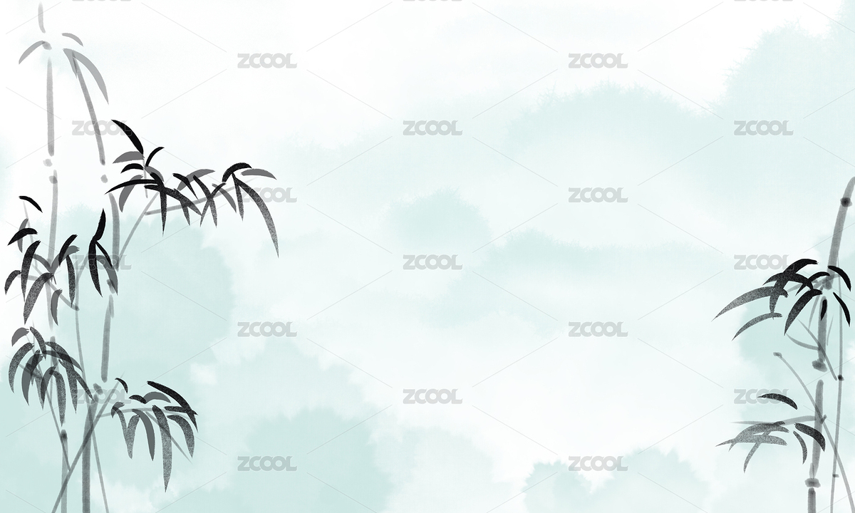 中國(guó)傳統(tǒng)中國(guó)風(fēng)抽象山林竹子詩(shī)意水墨畫（主預(yù)覽-3584569） - 未分類 - 站酷設(shè)計(jì)師果粒Life原創(chuàng)素材 - 站酷ZCOOL