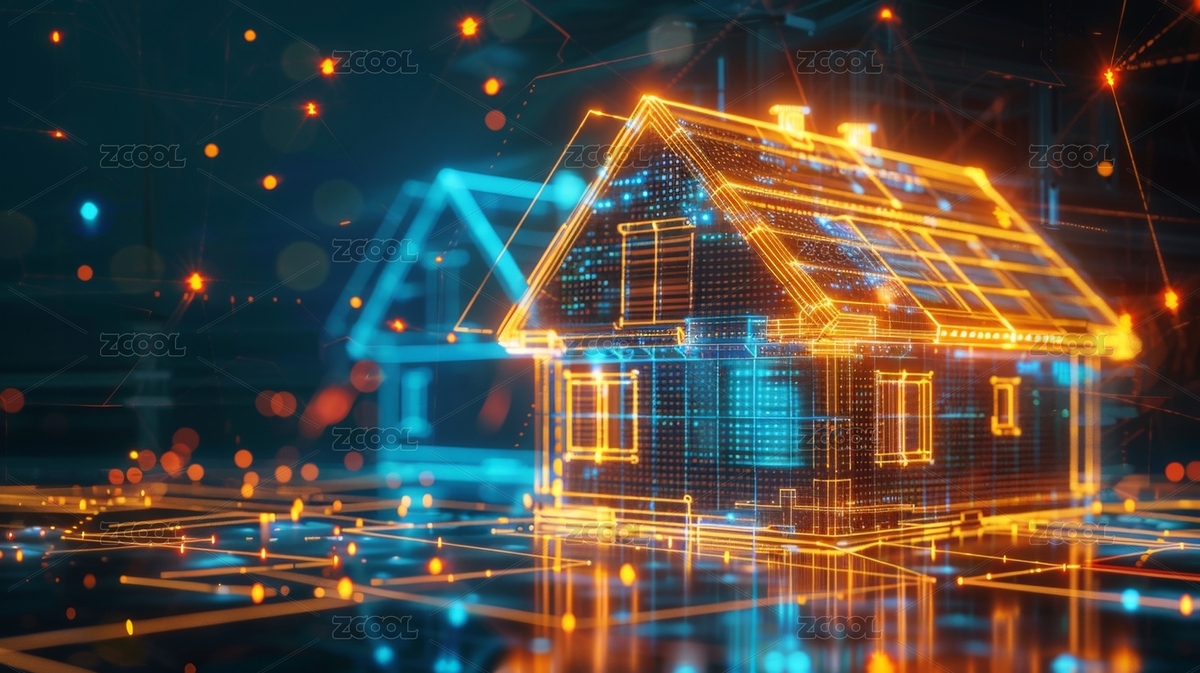 智慧房屋智能家居數(shù)字化未來(lái)生活場(chǎng)景（主預(yù)覽-5889531） - 未分類(lèi) - 站酷設(shè)計(jì)師圖圖C原創(chuàng)素材 - 站酷ZCOOL