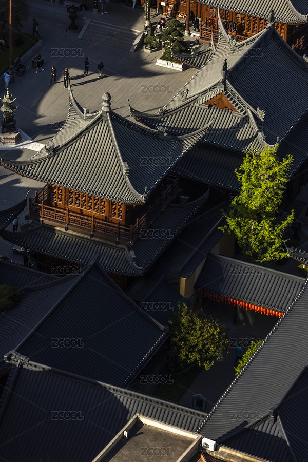 上海玉佛禪寺玉佛寺高視角航拍（主預覽-8902671） - 未分類 - 站酷設計師Z224193196原創(chuàng)素材 - 站酷ZCOOL