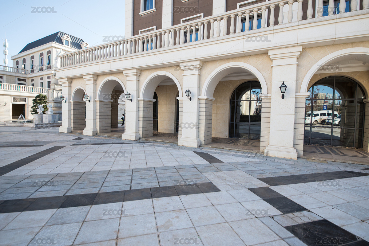 地中海风格建筑，欧式风情街（主预览-5193182） - 未分类 - 站酷设计师onlyyouqj原创素材 - 站酷ZCOOL