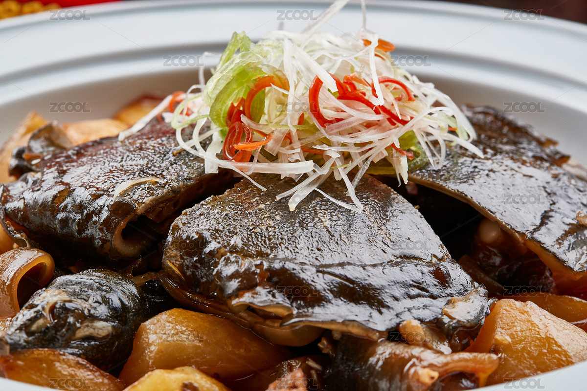 白色砂锅装的滋补萝卜炖甲鱼（主预览-9049375） - 未分类 - 站酷设计师蓝太阳TNT原创素材 - 站酷ZCOOL