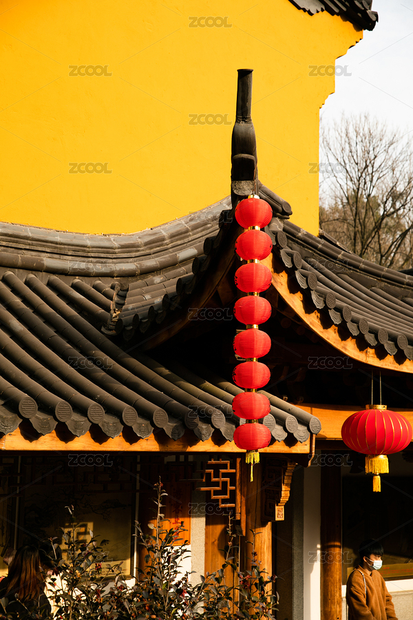 靈隱寺青瓦黃墻建筑局部特寫（主預覽-8821658） - 未分類 - 站酷設計師今天喝咖啡了嗎原創(chuàng)素材 - 站酷ZCOOL