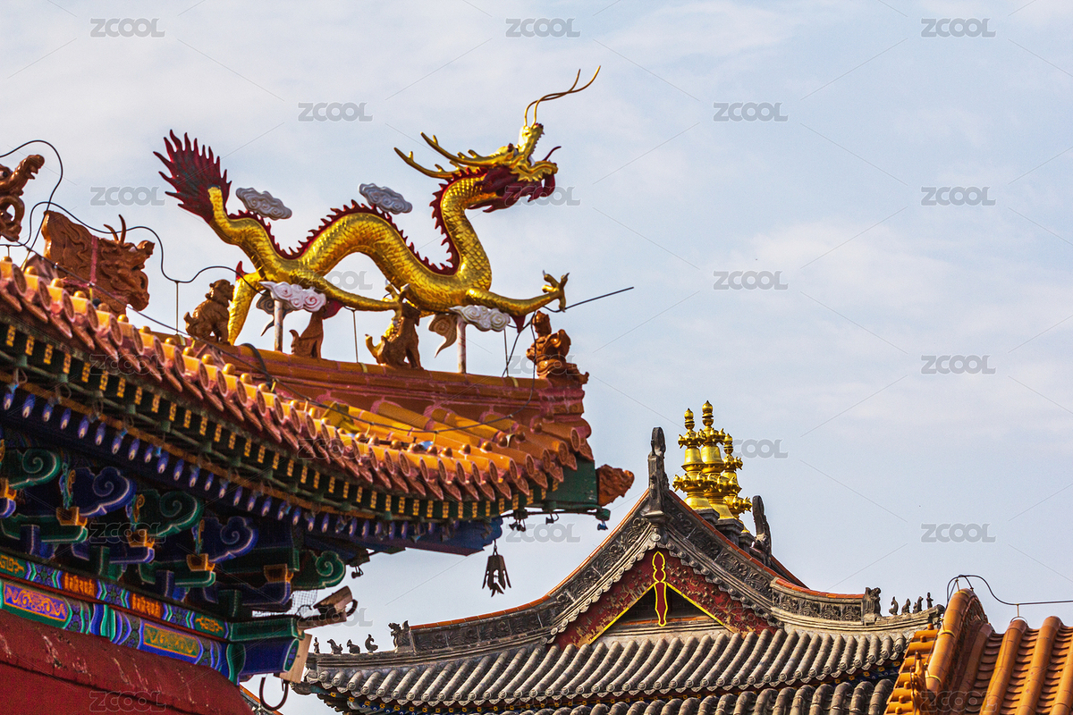 中國內(nèi)蒙古呼和浩特大召無量寺風光（主預覽-9064783） - 未分類 - 站酷設計師黑銳原創(chuàng)素材 - 站酷ZCOOL