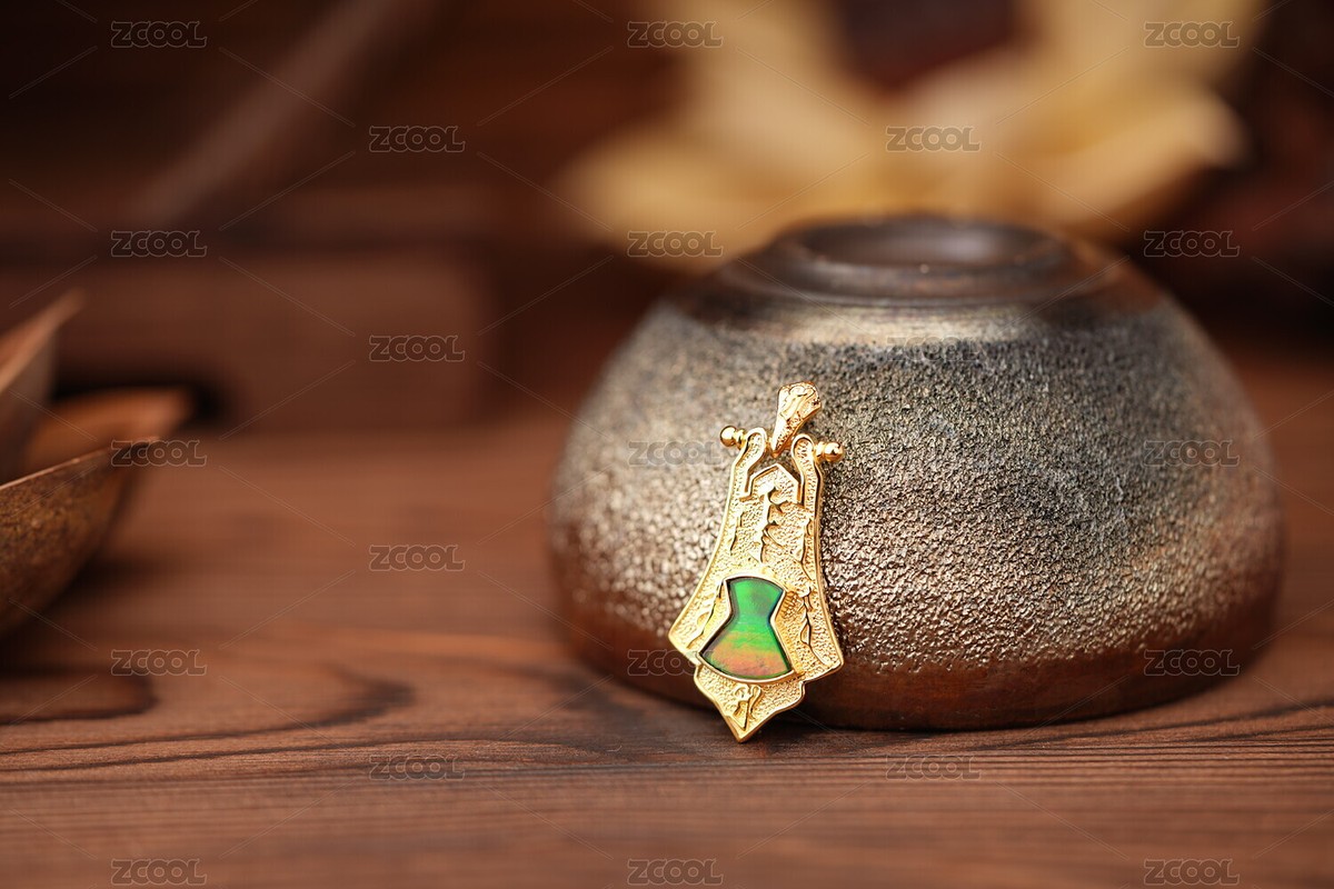 金色斑彩石吊坠项链（主预览-7219137） - 未分类 - 站酷设计师幻月雨瞳原创素材 - 站酷ZCOOL