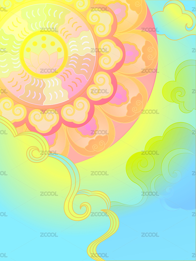 中國(guó)風(fēng)敦煌文化創(chuàng)意背景（主預(yù)覽-6165562） - 未分類(lèi) - 站酷設(shè)計(jì)師StarryDesign原創(chuàng)素材 - 站酷ZCOOL
